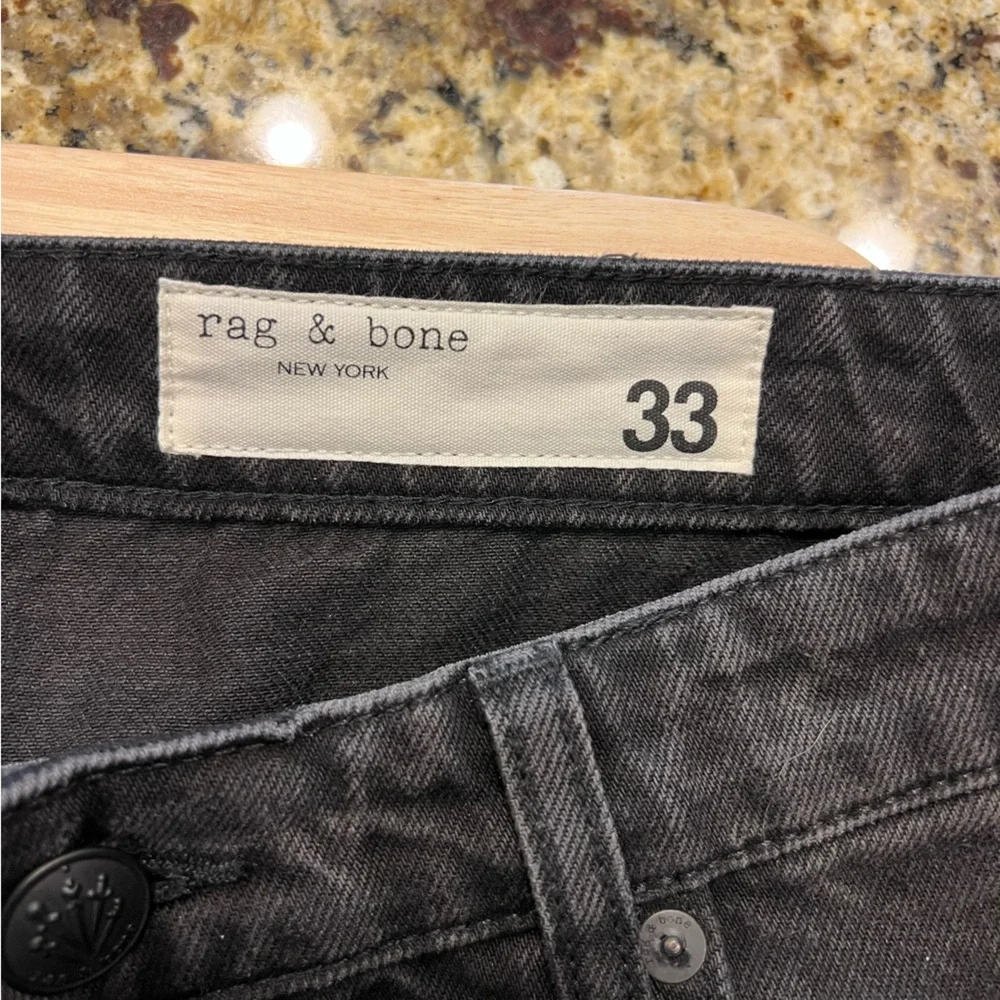 Rag & Bone Maya High Rise Ankle Slim Black Jeans Women’s 33 - Picture 9 of 11